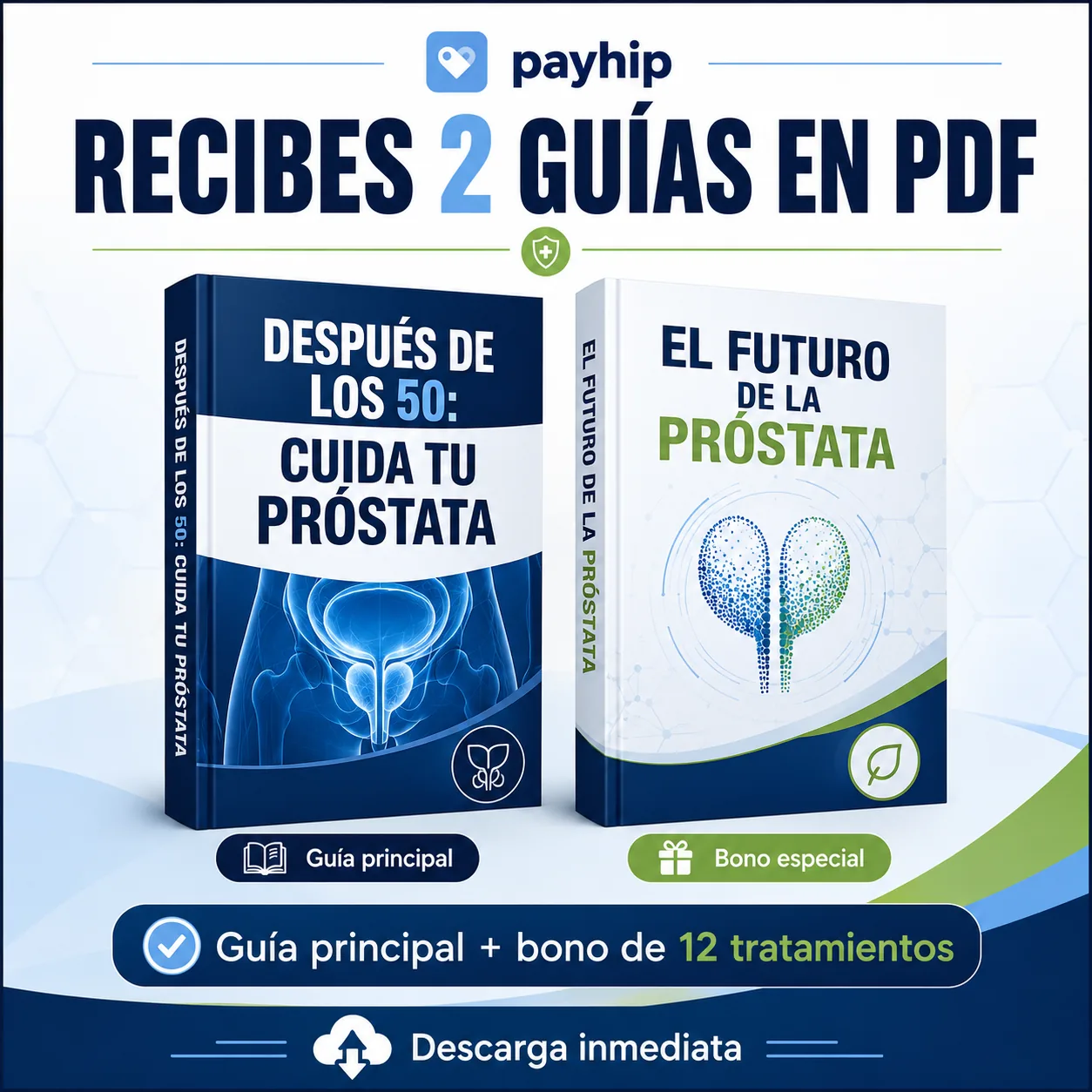 Dos guías digitales en PDF sobre salud prostática